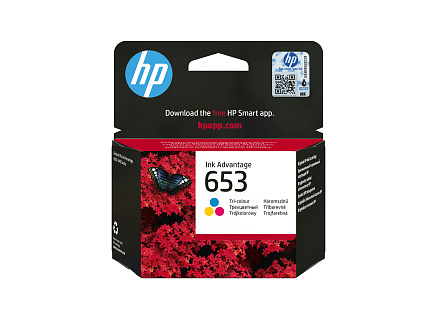 HP 653 Tri-color Original Ink Advantage Cartridge (200 pages)