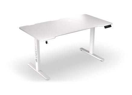 ENDORFY Herní stůl Atlas L Electric Onyx White, 150 x 78, bílá