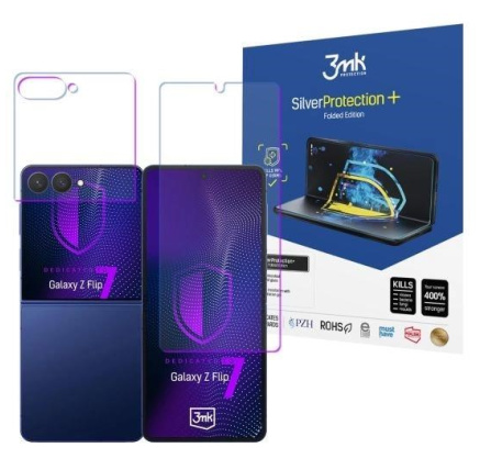 3mk ochranná folie SilverProtection+ Folded Edition pro Samsung Galaxy Z Flip 7 3mk ochranná folie SilverProtection+ Folded Edition pro Samsung Galaxy Z Flip 7