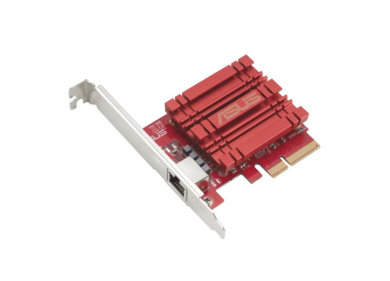 ASUS PCIe Adaptér XG-C100C V3, až 10Gbps, RJ45, červená