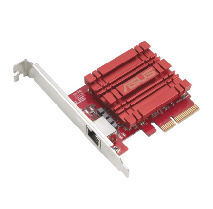 ASUS PCIe Adaptér XG-C100C V3, až 10Gbps, RJ45, červená