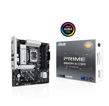 ASUS MB Sc LGA1851 PRIME B860M-A-CSM, Intel B860, 4xDDR5, 2xDP, 1xHDMI, mATX