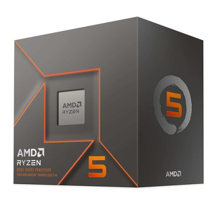 CPU AMD RYZEN 5 8600G, 6-core, až 5.0GHz, 22MB cache, 65W, AMD Radeon 760M Graphics, socket AM5, BOX