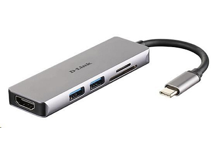 D-Link DUB-M530 5-in-1 USB-C Hub with HDMI and SD/microSD Card Reader
