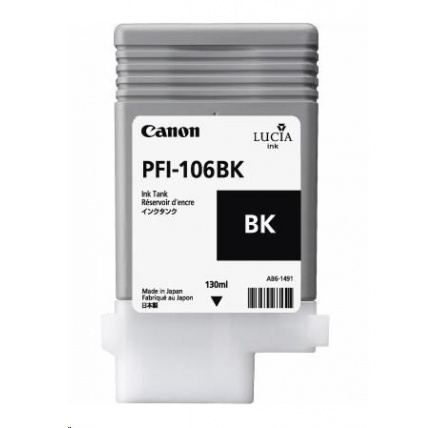 Canon Zásobník inkoustu PFI-106, Photo black (PBK)