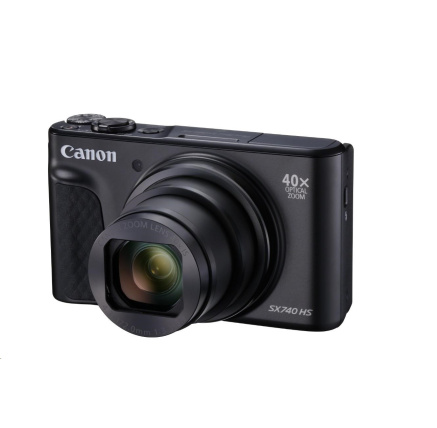 Canon PowerShot SX740 HS Lite Travel II., 20.3Mpix, 40x zoom, WiFi, 4K video - černý