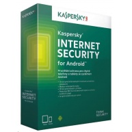 Kaspersky Internet Security ANDROID, 1 zařízení, 2 roky, nová licence, elektronicky