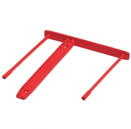 Archivační spona Fellowes, délka 85 mm, (100ks), červená