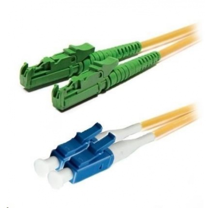 Duplexní patch kabel SM 9/125, OS2, E2000(APC)-LC(PC), LS0H, 10m