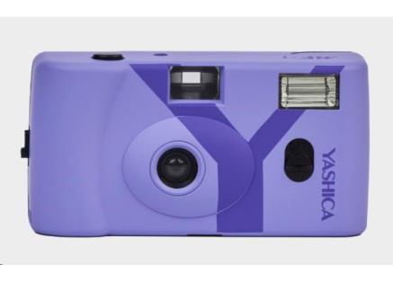 YASHICA MF-1 Snapshot Art Camera (Lavender) - analogový fotoaparát