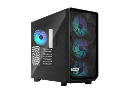 FRACTAL DESIGN skříň Meshify 2 Lite RGB Black TG Light Tint, 2x USB 3.0, bez zdroje, E-ATX