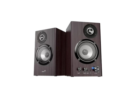 GENIUS Reproduktor SP-HF1812BT, BT, 3.5mm jack, 50W, tmavé dřevo