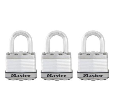 Master Lock Excell M1EURTRI Set 3 ks titanových visacích zámků Master Lock Excell M1EURTRI Set 3 ks titanových visacích zámků