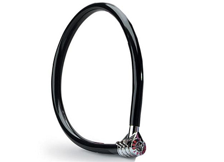 Master Lock Ocelové kombinační lanko na kolo  8631_55cm, černé