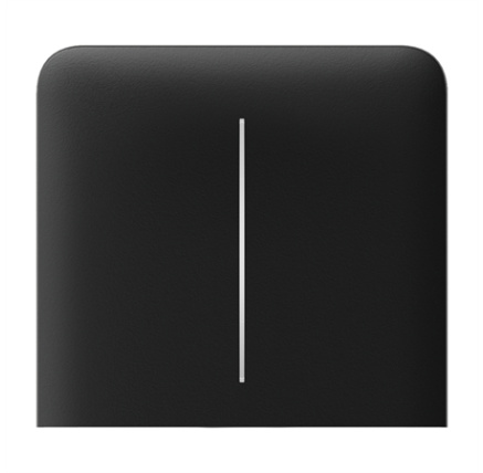 Ajax  SideButton (2-gang) vertical - Boční dvou tlačítko, vertikální instalace, černá