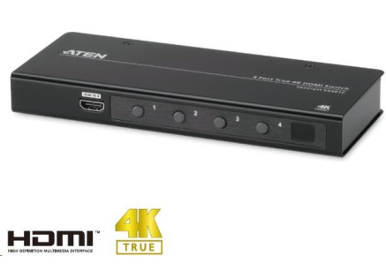 ATEN 4 port HDMI switch 4 PC - 1 HDMI VS481C True 4K@60Hz video