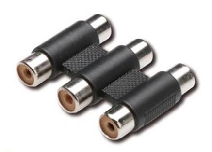 PREMIUMCORD Spojka 3x cinch / RCA F/F