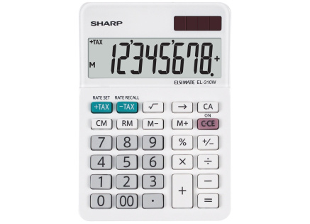 SHARP kalkulačka - SH-EL310WB - bilá