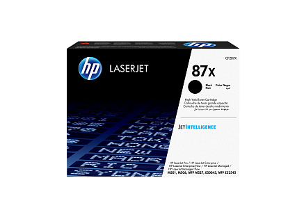 HP 87X Black LJ Toner Cart, CF287X (18,000 pages)