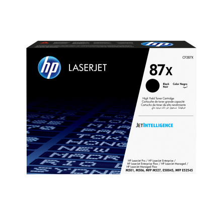 HP 87X Black LJ Toner Cart, CF287X (18,000 pages) HP 87X Black LJ Toner Cart, CF287X (18,000 pages)