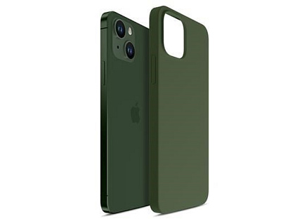 3mk ochranný kryt HARDY Silicone MagCase pro Apple iPhone 15 Plus, Alphine Green