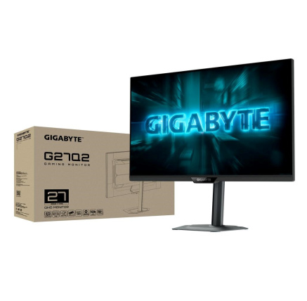 GIGABYTE LCD - 27" Gaming monitor G27Q2, IPS, 2560x1440 QHD, 200Hz, 1000:1, 350cd/m2, 1ms, 2xHDMI, 1xDP