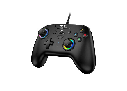 GENIUS GX Gaming gamepad GX-23UV/ drátový/ USB/ duální vibrace/ pro PC, PS3, PS4, Switch, Switch Lite a Android GENIUS GX Gaming gamepad GX-23UV/ drátový/ USB/ duální vibrace/ pro PC, PS3, PS4, Switch, Switch Lite a Android