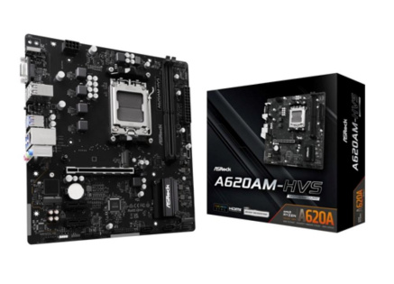 ASRock MB Sc AM5 A620AM-HVS, AMD A620A, 2xDDR5, 1xHDMI