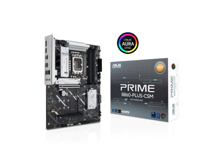 ASUS MB Sc LGA1851 PRIME B860-PLUS-CSM, Intel B860, 4xDDR5, 1xDP, 1xHDMI, ATX