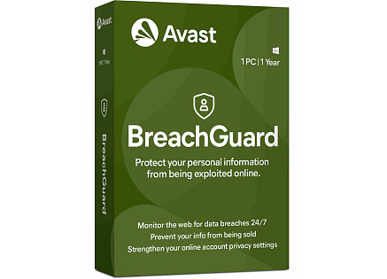 _Nová Avast BreachGuard 1PC na 12 měsíců