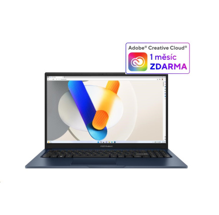 ASUS NTB Vivobook 15 (X1504VA-NJ2497W), i3-1315U, 15.6" FHD, 8GB, 512GB SSD, Intel, W11 Home, Quiet Blue