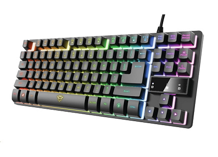 TRUST herní klávesnice GXT833 THADO, membránová, USB, US