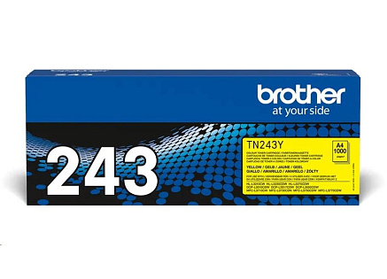 BROTHER Toner TN-243Y - PRO HLL3210 HLL3270 DCPL3510 DCPL3550 MFCL3730 MFCL3770 - cca 1000stran