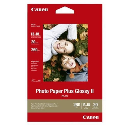 Canon Fotopapír PP-201 13x18cm, lesklý, 20 listů, 275g/m