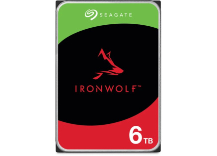 SEAGATE HDD 6TB IRONWOLF (NAS), 3.5", SATAIII, 5400 RPM, Cache 256MB, CMR