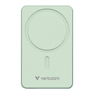 VERBATIM Powerbanka Charge 'n' Go Essentials, Magnetická, 5000 mAh, USB-C, Zelená