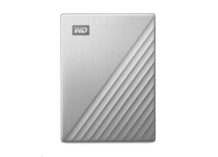 WD My Passport Ultra 5TB, Externí HDD, USB-C 3.0, pro MAC, stříbrná