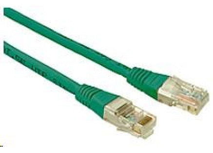 Solarix Patch kabel CAT5E UTP PVC 2m zelený non-snag-proof C5E-155GR-2MB
