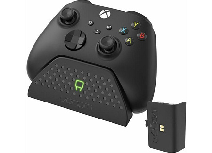 VENOM VS2880 Xbox Series S & X Black Single Docking Station + 1 Battery VENOM VS2880 Xbox Series S & X Black Single Docking Station + 1 Battery