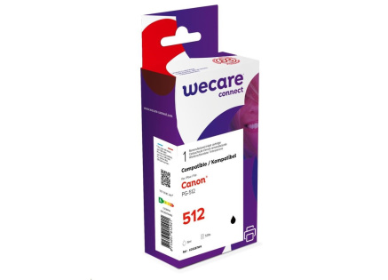 WECARE ARMOR cartridge pro CANON Pixma MP250, MP270 (PG512) black 15ml, 485 str