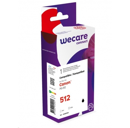 WECARE ARMOR cartridge pro CANON Pixma MP250, MP270 (PG512) black 15ml, 485 str WECARE ARMOR cartridge pro CANON Pixma MP250, MP270 (PG512) black 15ml, 485 str