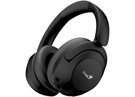 GENIUS sluchátka HS-810BT, Bluetooth 5.3, USB-C, černá