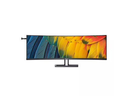 Philips MT VA LED 44,5" 45B1U6900C/00 - VA panel, 5120x1440, 2xHDMI, DP, USB-C, USB 3.2, RJ45, repro, nast vysky, curved