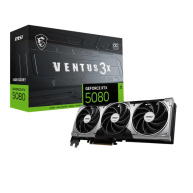 MSI VGA NVIDIA GeForce RTX 5080 16G VENTUS 3X OC, RTX 5080, 16GB GDDR7, 3xDP, 1xHDMI
