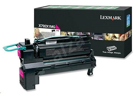 LEXMARK toner X792 Magenta Extra High Yield Return Programme Print Cartridge (20K)