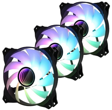 Zalman sada 3 ks ventilátorů ZM-IF120 / 120mm / ARGB / 3-pin / bíločerná Zalman sada 3 ks ventilátorů ZM-IF120 / 120mm / ARGB / 3-pin / bíločerná