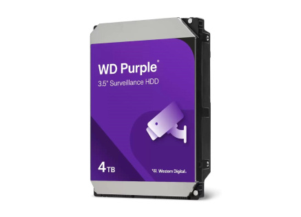 WD PURPLE WD44PURZ 4TB, SATA III 3.5", 128MB, 180MB/s, CMR WD PURPLE WD44PURZ 4TB, SATA III 3.5", 128MB, 180MB/s, CMR
