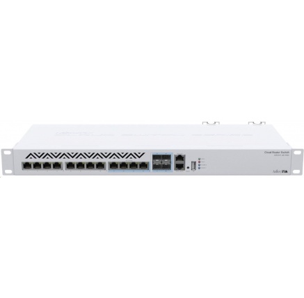 MikroTik Cloud Router Switch CRS312-4C+8XG-RM, 650MHz CPU, 64MB, 1xGLAN, 8x10G, 4x10G Combo, slot, vč. L5 MikroTik Cloud Router Switch CRS312-4C+8XG-RM, 650MHz CPU, 64MB, 1xGLAN, 8x10G, 4x10G Combo, slot, vč. L5