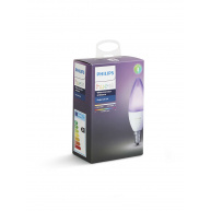 PHILIPS Hue White and Color Ambience, žárovka svíčková 6W E14 B39 DIM ZB+BT