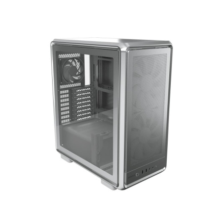 Cooler Master case MasterFrame 500 Mesh Silver, Průhledná bočnice, ATX, 2x 200mm Fan, 1x 120mm Fan, Šedá Cooler Master case MasterFrame 500 Mesh Silver, Průhledná bočnice, ATX, 2x 200mm Fan, 1x 120mm Fan, Šedá